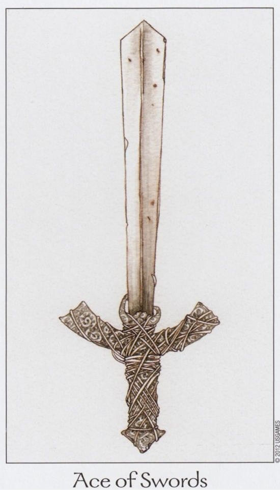 Туз мечей — Таро Путь Сновидений