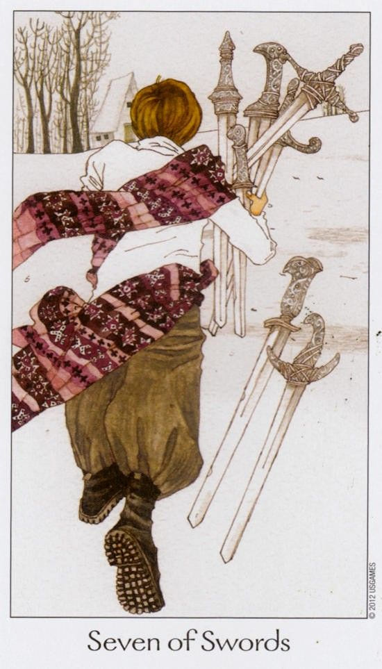 Семёрка мечей — Таро Путь Сновидений