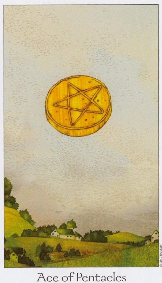 Туз пентаклей — Таро Путь Сновидений