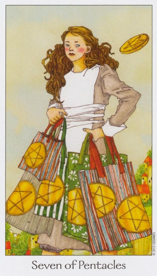 Семёрка пентаклей — Таро Путь Сновидений