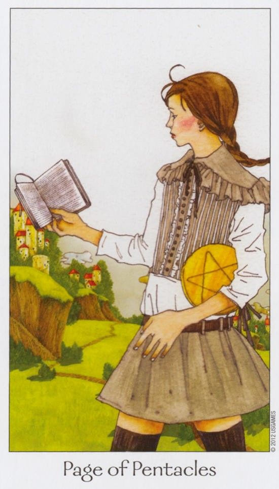 Паж пентаклей — Таро Путь Сновидений