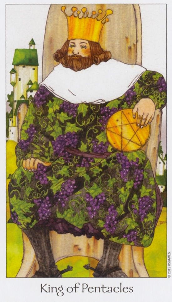 Король пентаклей — Таро Путь Сновидений