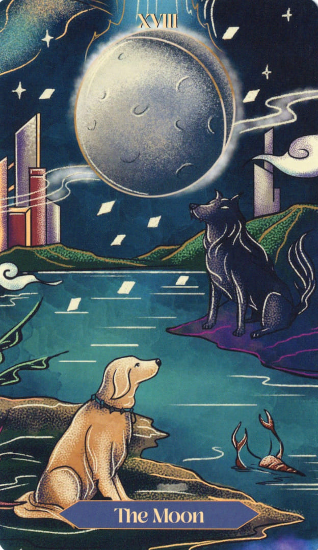 Луна — Dreamscapes Tarot