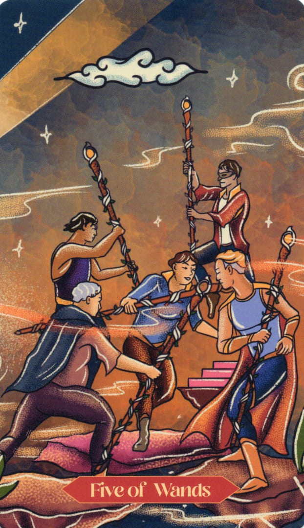 Пятёрка жезлов