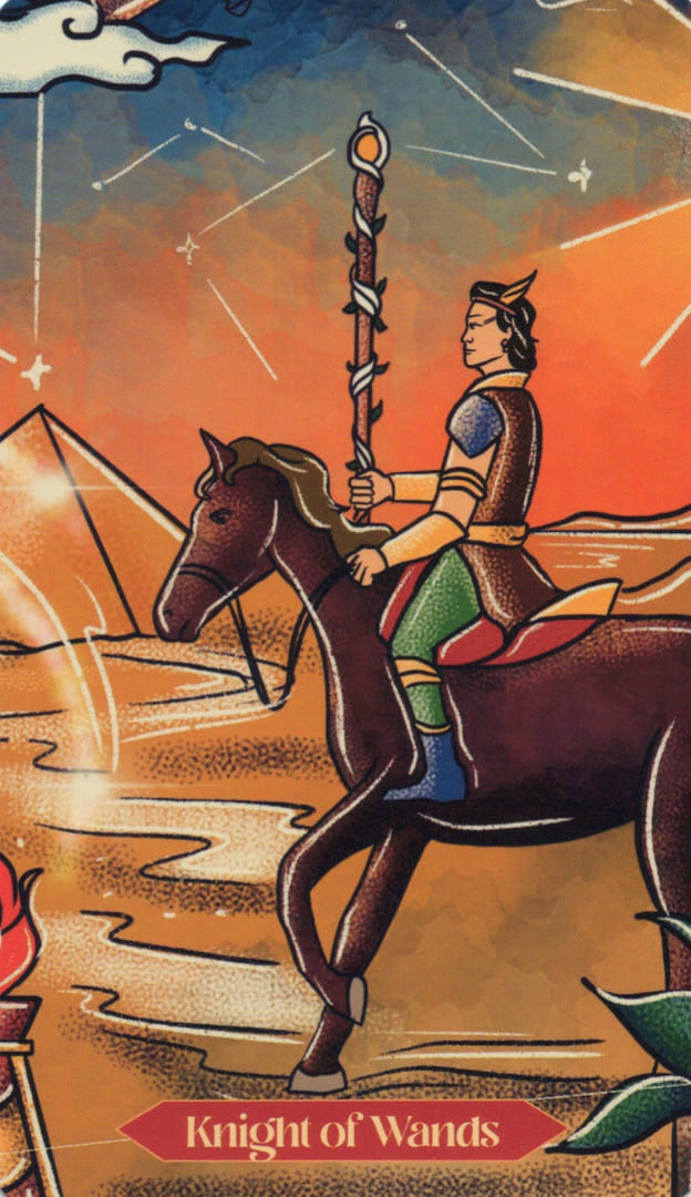 Рыцарь жезлов — Dreamscapes Tarot