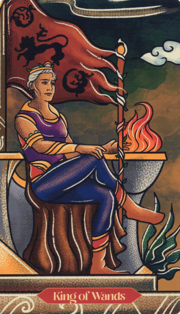 Король жезлов — Dreamscapes Tarot