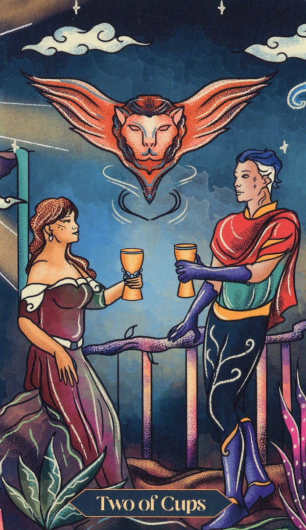 Двойка чаш — Dreamscapes Tarot