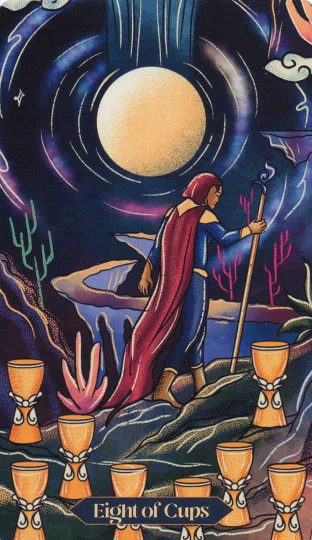 Восьмёрка чаш — Dreamscapes Tarot