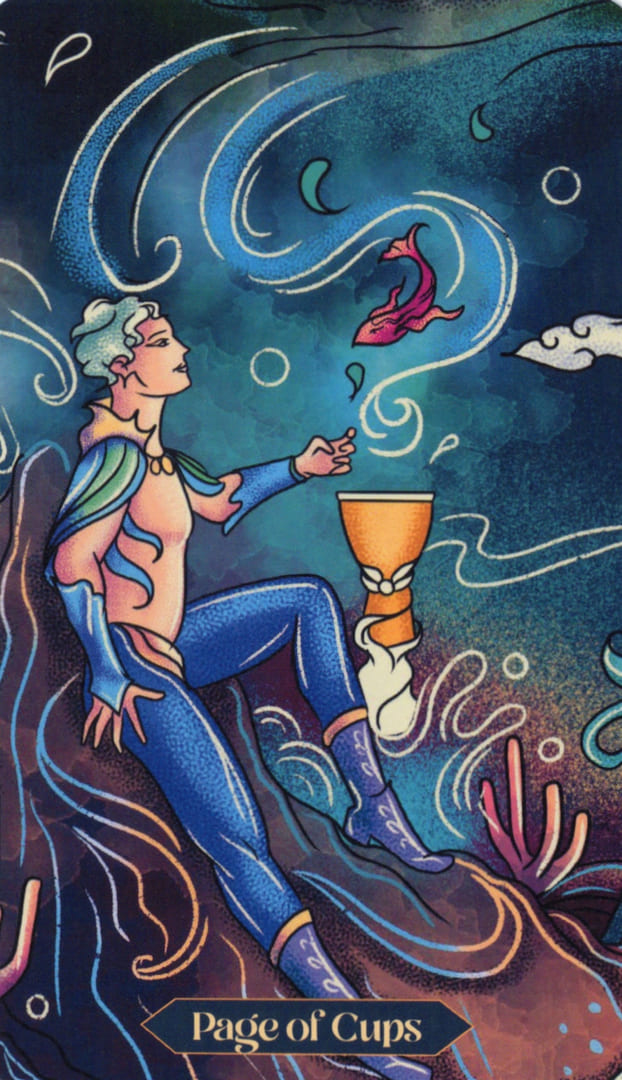 Паж чаш — Dreamscapes Tarot