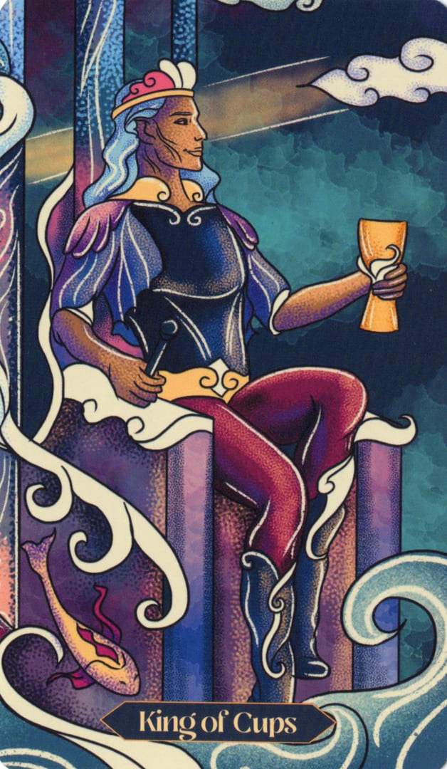 Король чаш — Dreamscapes Tarot