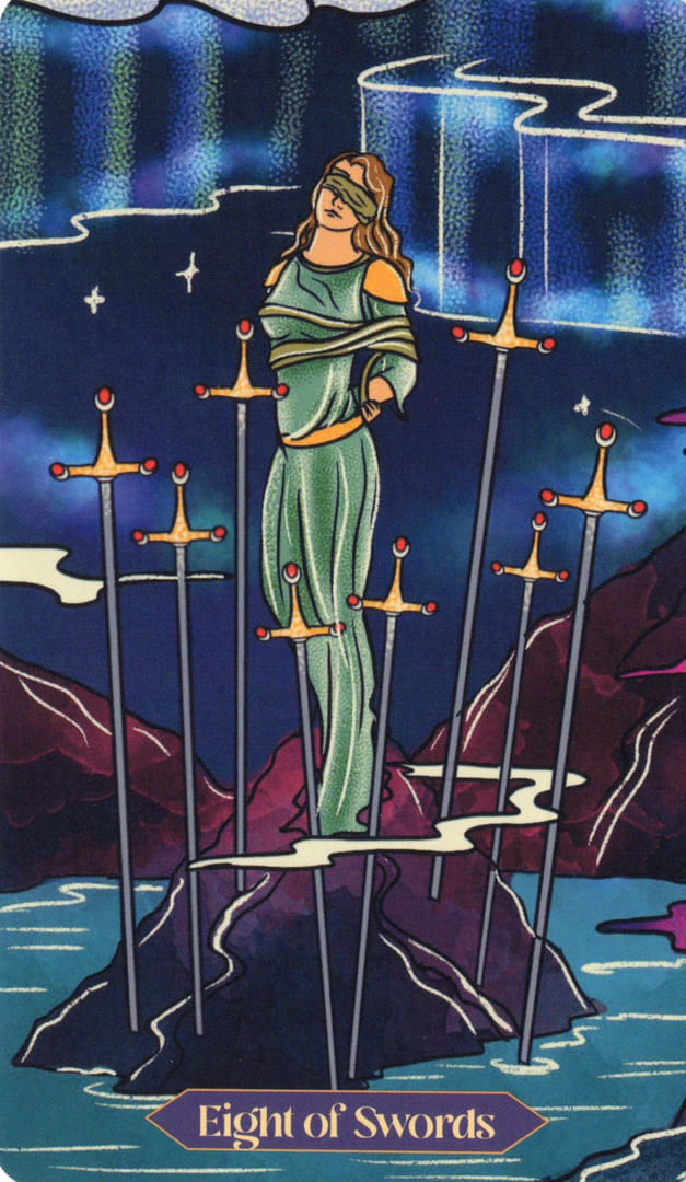 Восьмёрка мечей — Dreamscapes Tarot