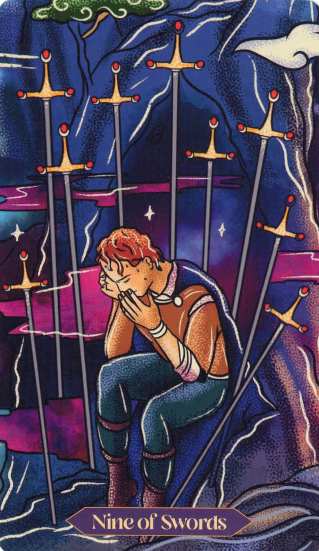 Девятка мечей — Dreamscapes Tarot