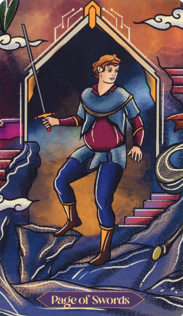 Паж мечей — Dreamscapes Tarot