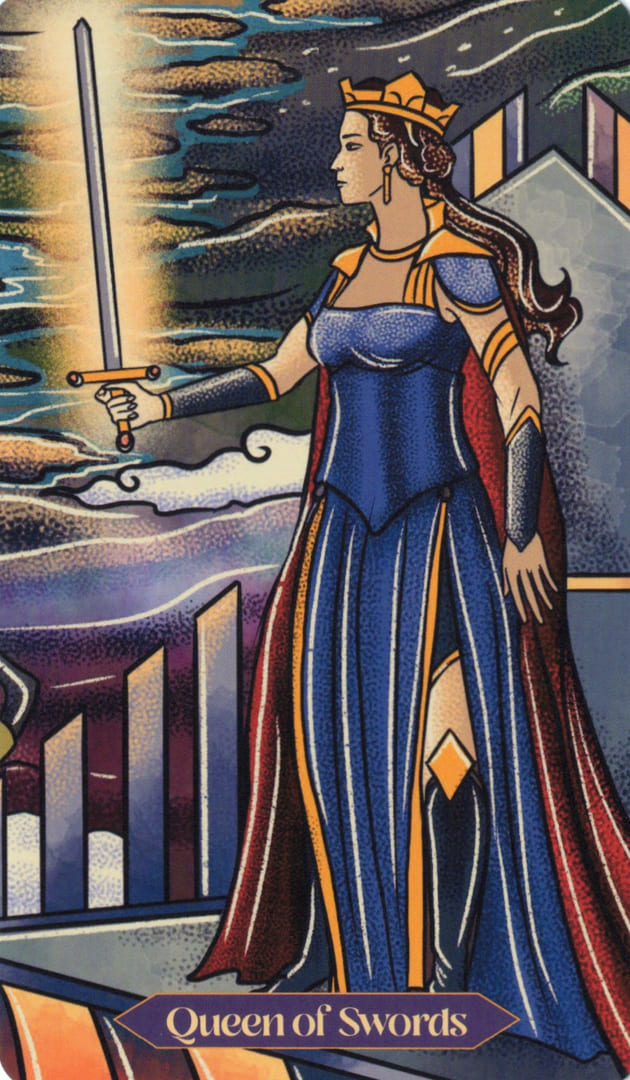 Королева мечей — Dreamscapes Tarot