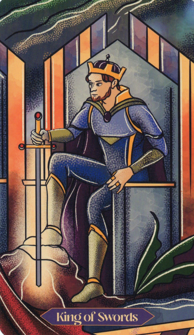 Король мечей — Dreamscapes Tarot