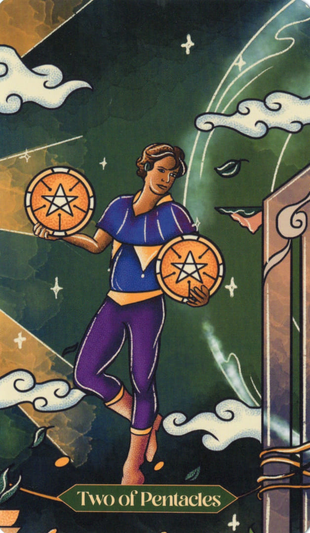 Двойка пентаклей — Dreamscapes Tarot