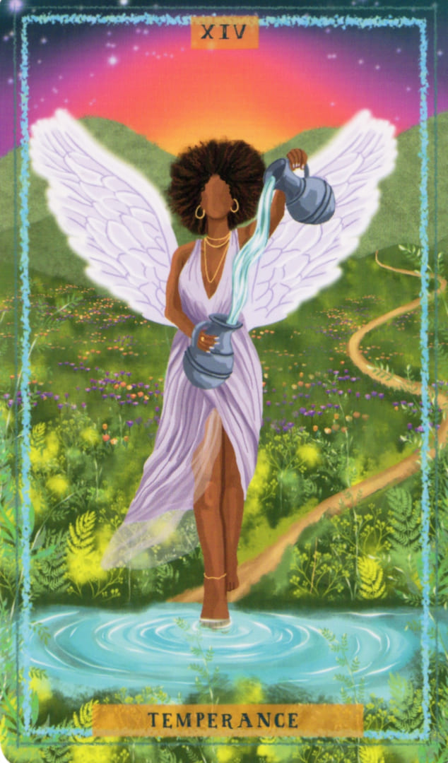 Умеренность — Таро Земной Женщины