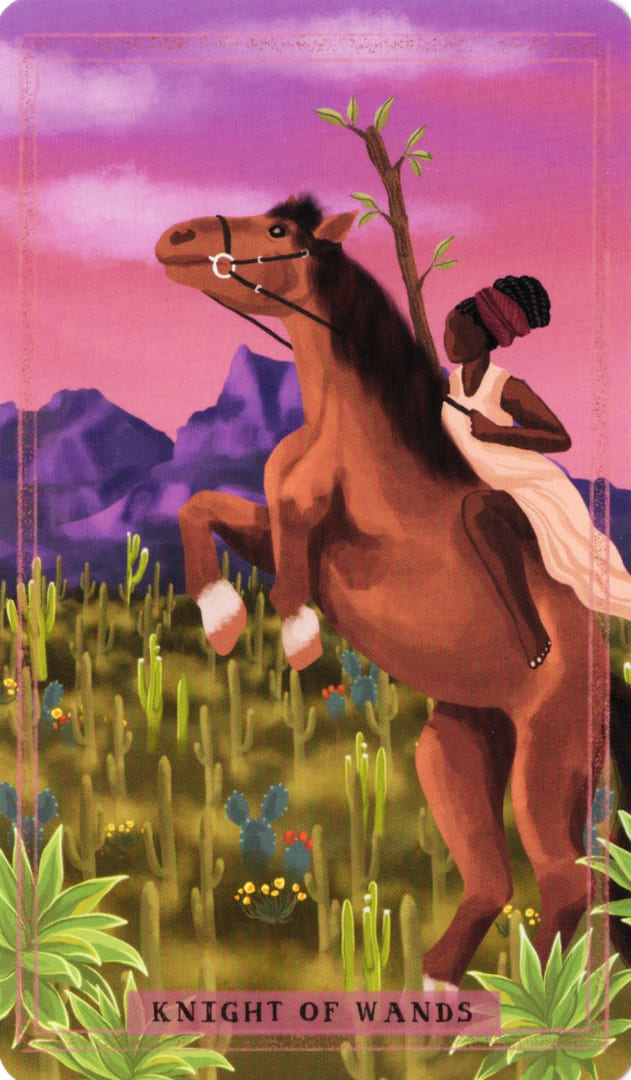 Рыцарь жезлов — Таро Земной Женщины