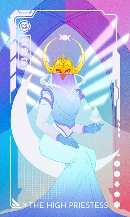 Верховная жрица — Eldritch Overload Tarot