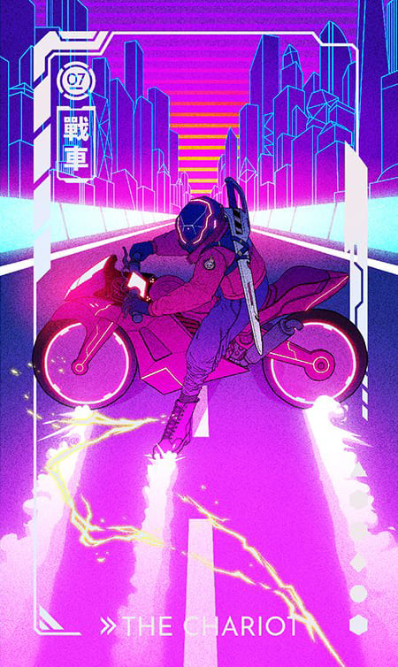 Колесница — Eldritch Overload Tarot