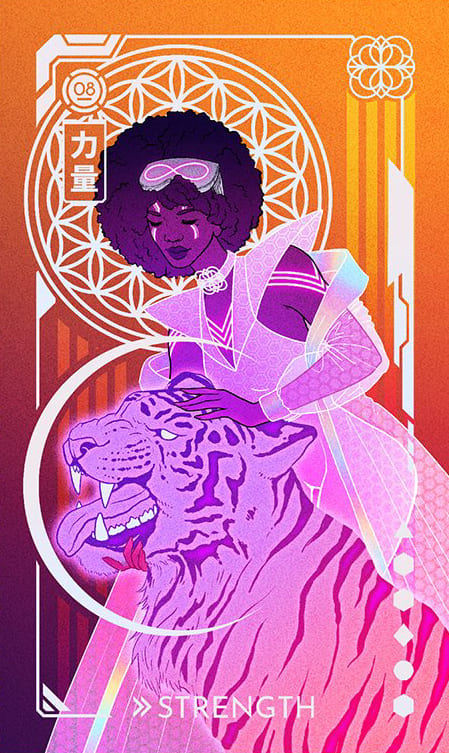 Сила — Eldritch Overload Tarot