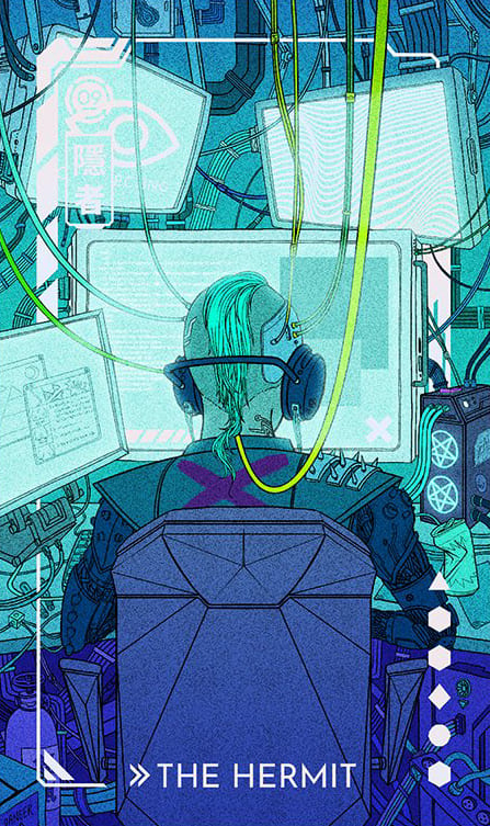 Отшельник — Eldritch Overload Tarot