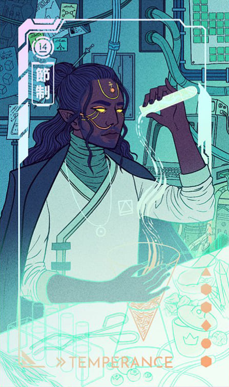 Умеренность — Eldritch Overload Tarot