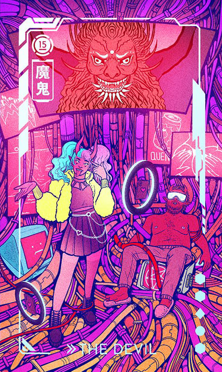 Дьявол — Eldritch Overload Tarot