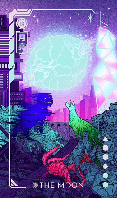 Луна — Eldritch Overload Tarot