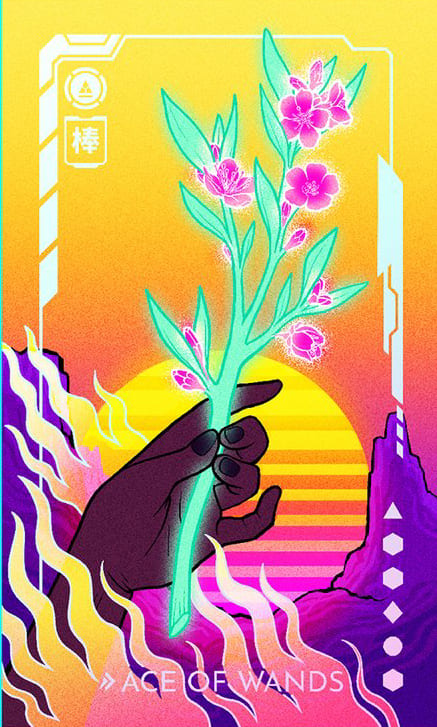 Туз жезлов — Eldritch Overload Tarot