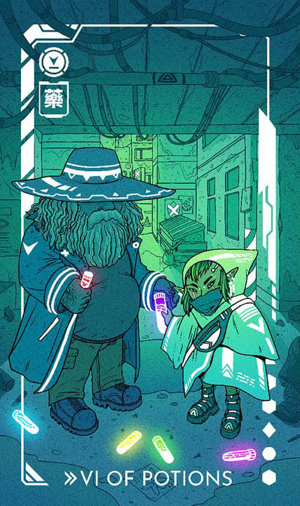 Шестёрка чаш