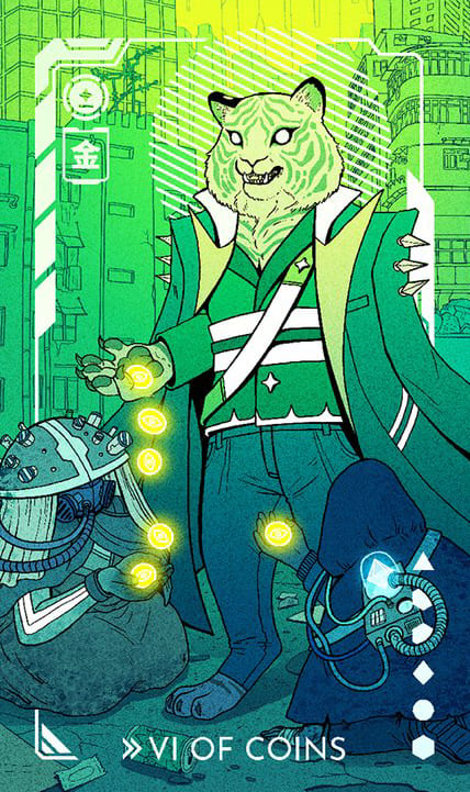 Шестёрка пентаклей