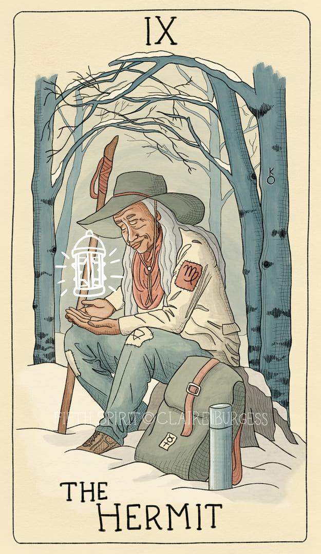 Отшельник — Fifth Spirit Tarot