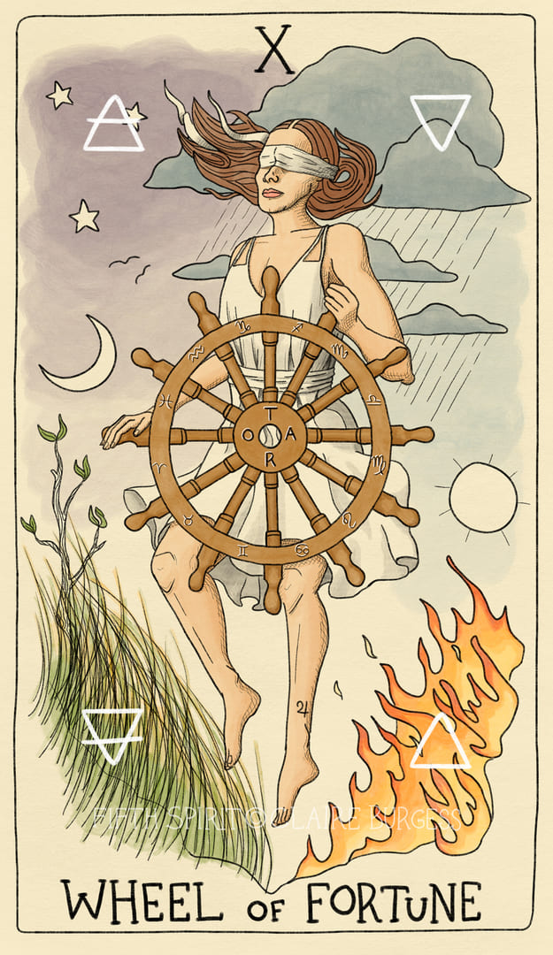 Колесо фортуны — Fifth Spirit Tarot