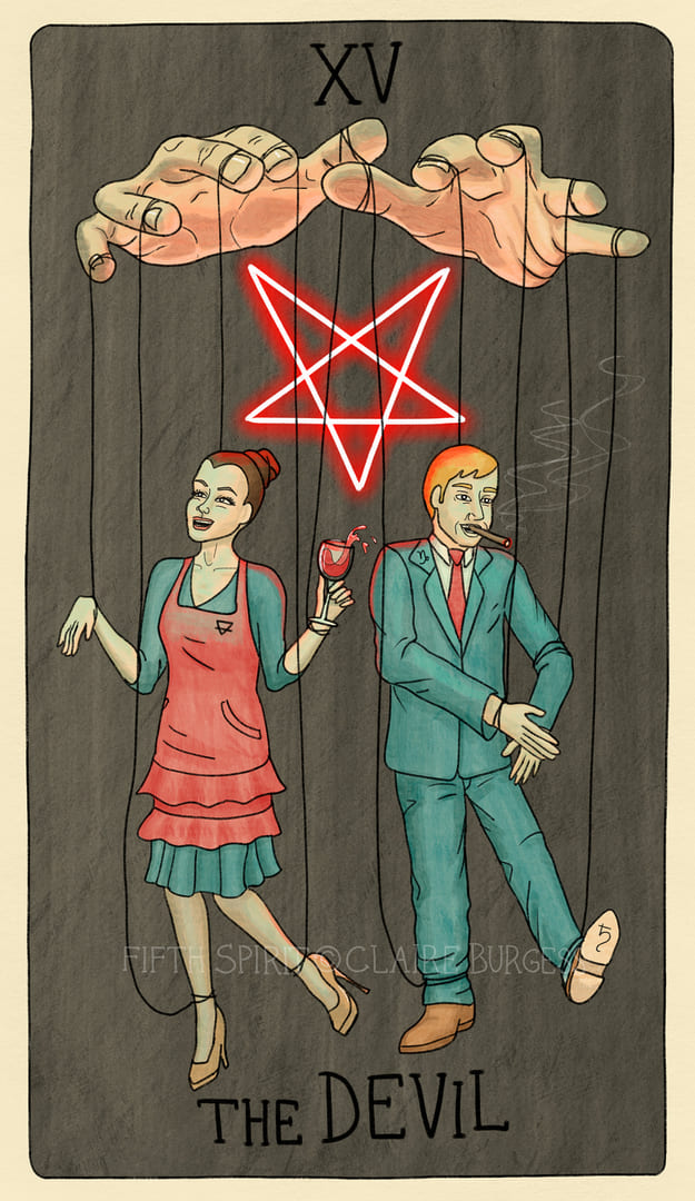 Дьявол — Fifth Spirit Tarot