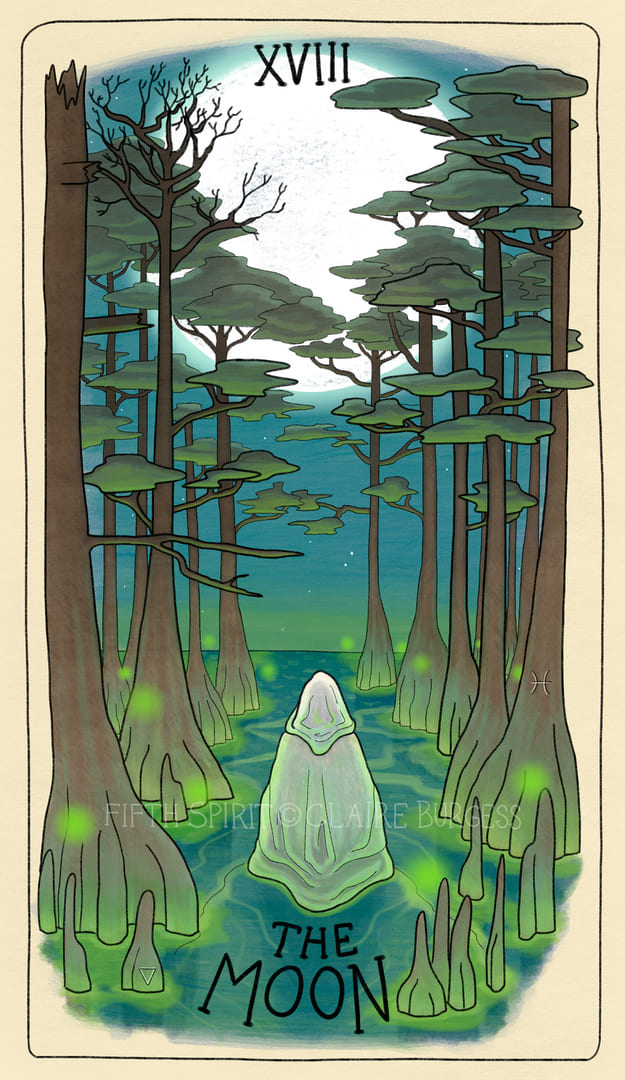Луна — Fifth Spirit Tarot
