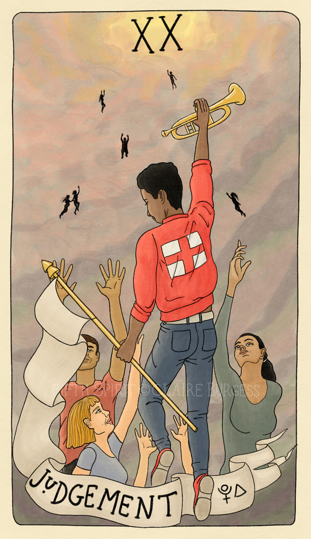 Суд — Fifth Spirit Tarot