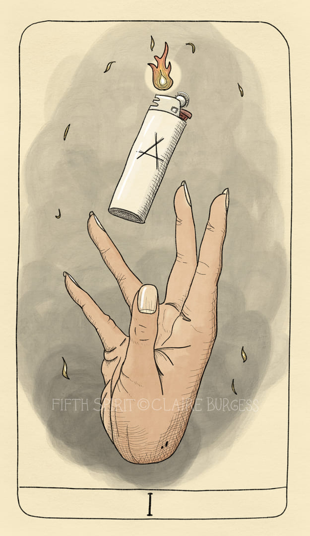 Туз жезлов — Fifth Spirit Tarot