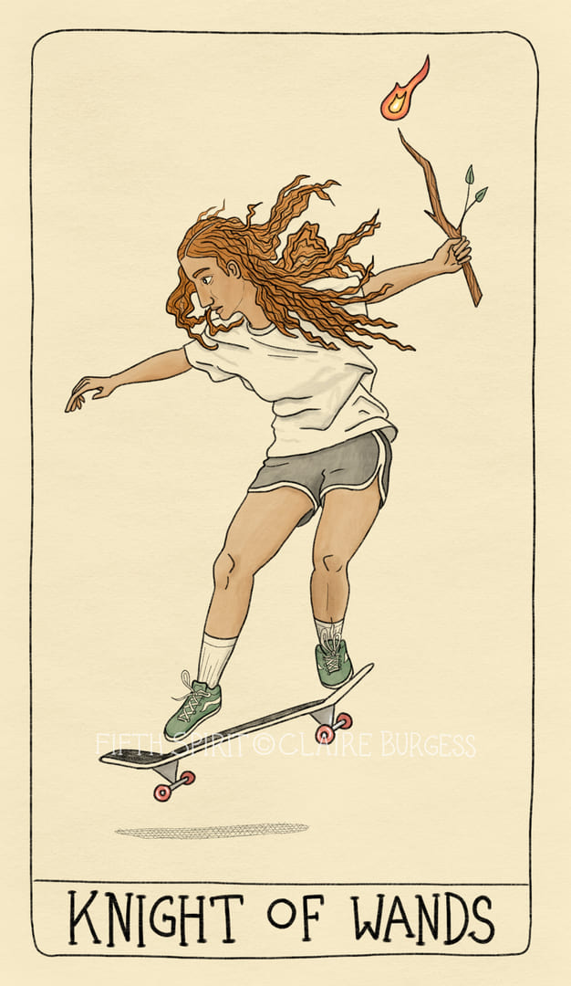 Рыцарь жезлов — Fifth Spirit Tarot