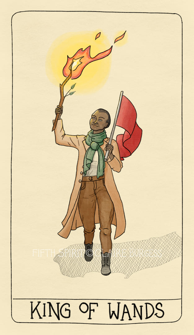 Король жезлов — Fifth Spirit Tarot