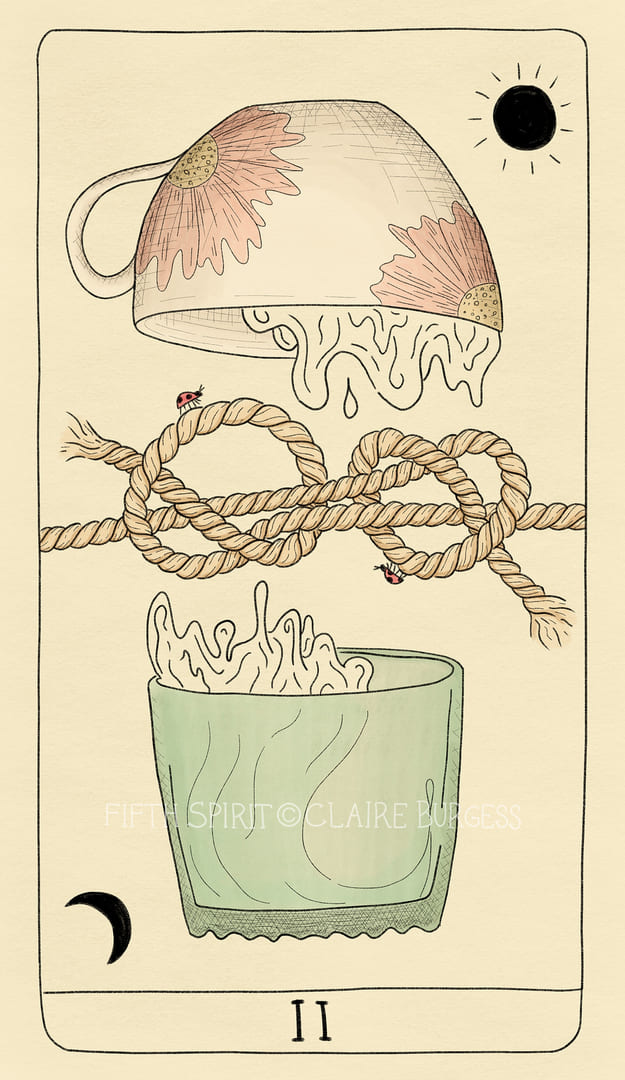 Двойка чаш — Fifth Spirit Tarot