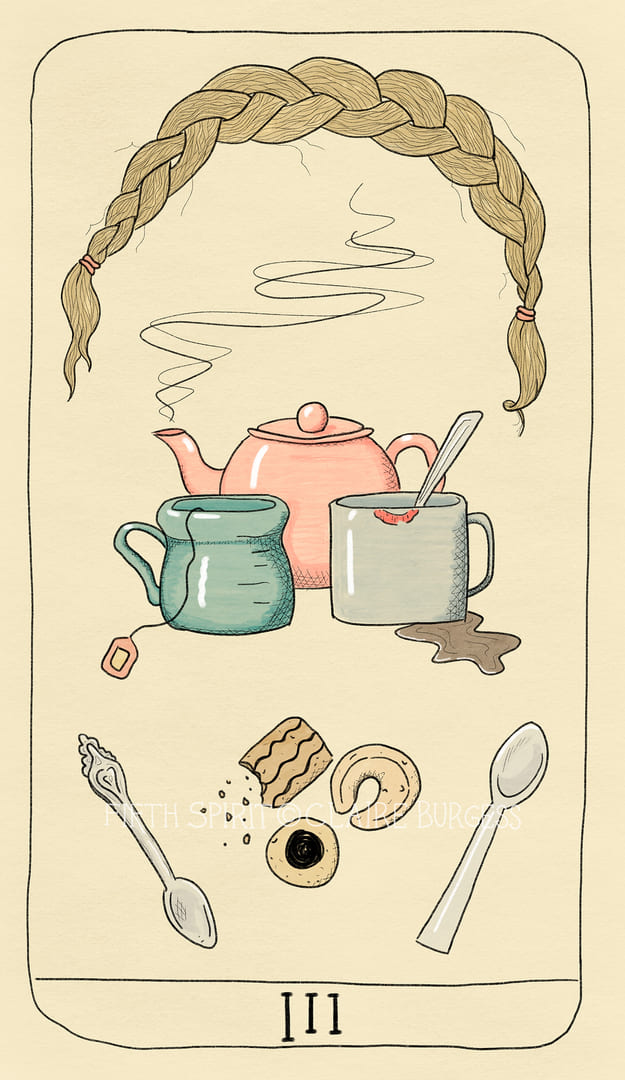 Тройка чаш — Fifth Spirit Tarot