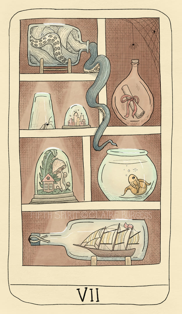 Семёрка чаш — Fifth Spirit Tarot