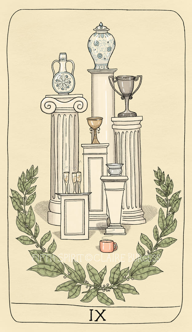 Девятка чаш — Fifth Spirit Tarot