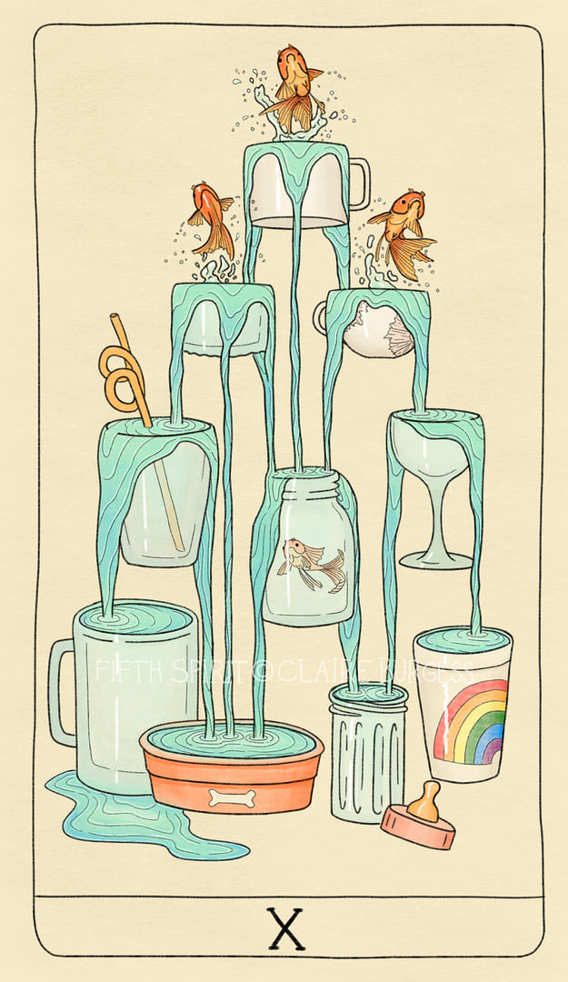 Десятка чаш — Fifth Spirit Tarot