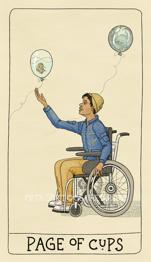 Паж чаш — Fifth Spirit Tarot