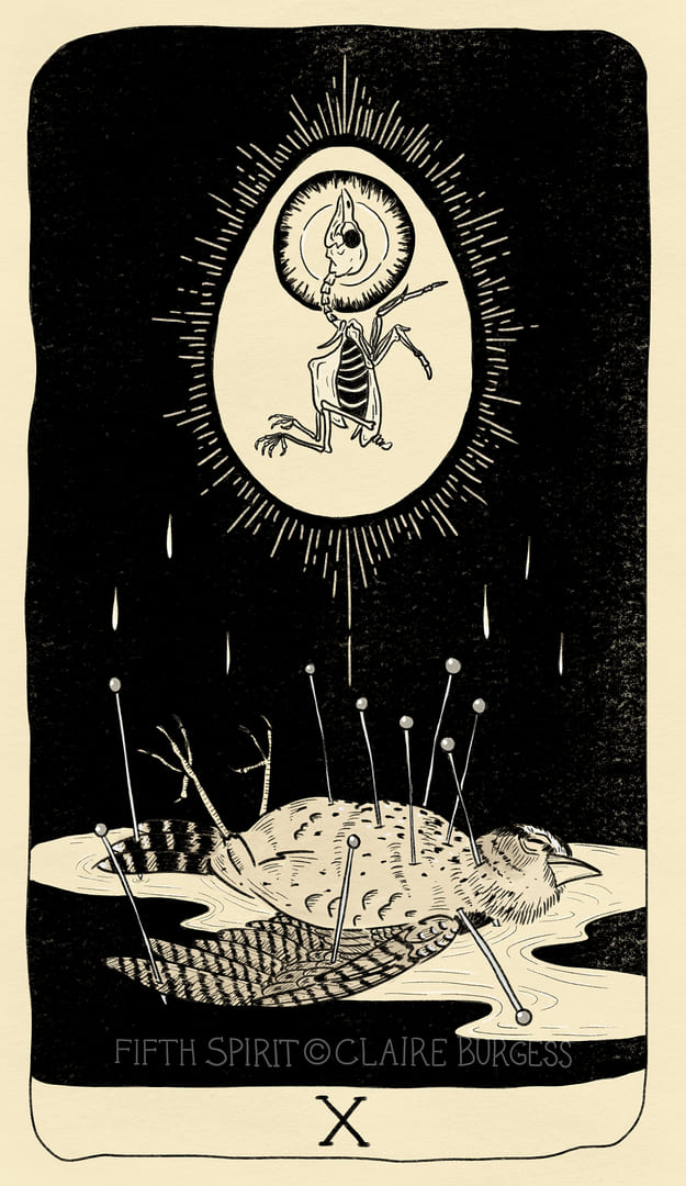 Десятка мечей — Fifth Spirit Tarot
