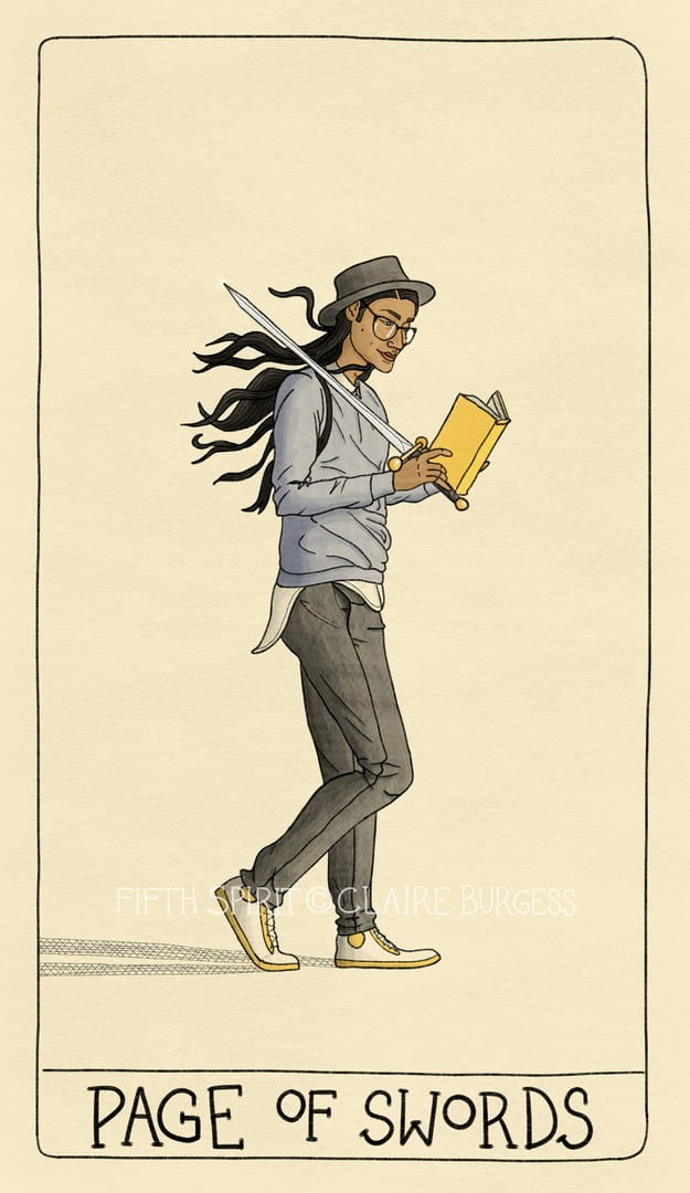 Паж мечей — Fifth Spirit Tarot