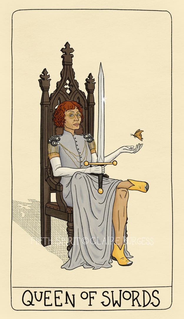 Королева мечей — Fifth Spirit Tarot
