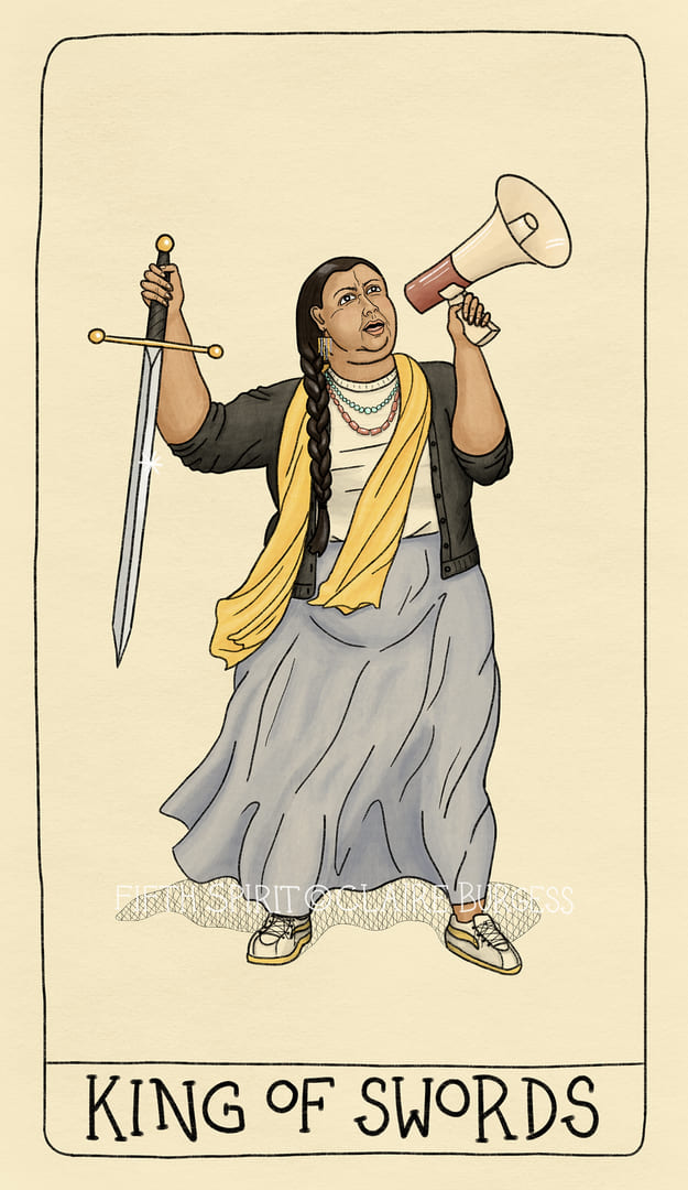Король мечей — Fifth Spirit Tarot